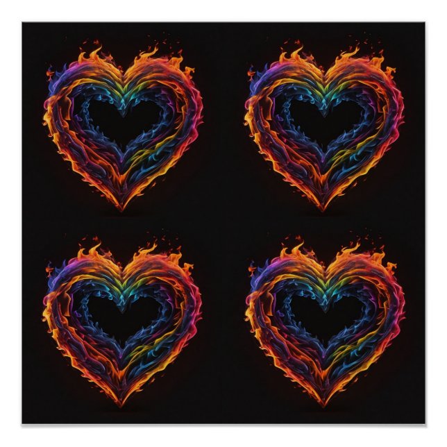 the heart on fire poster (Front)