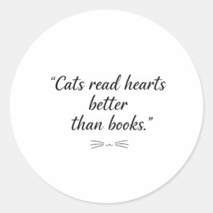 The Heart Reader Classic Round Sticker