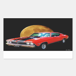 The Heartbeat of America yesterdays Chevrolet Rectangular Sticker