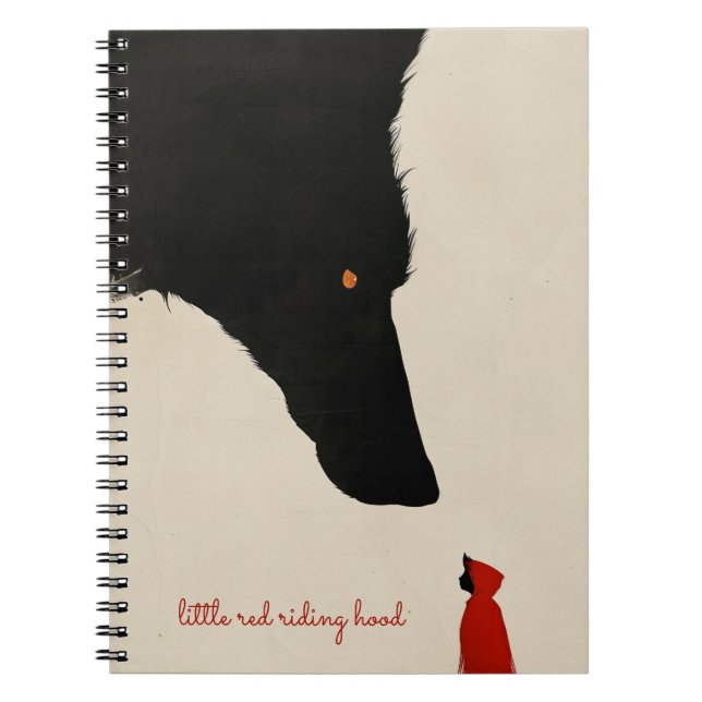 the Heartless Wolf and the Little Red Riding Hood Notebook (Front)