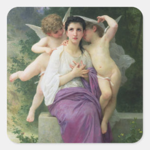 The Heart's Awakening, 1892 Square Sticker
