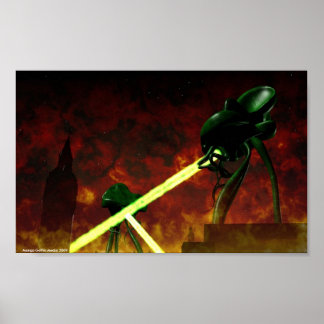 The Heat Ray in London Poster