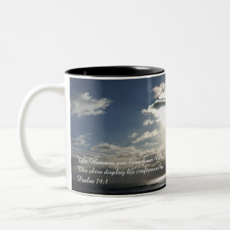 The Heaven proclaim your Glory Two-Tone Coffee Mug