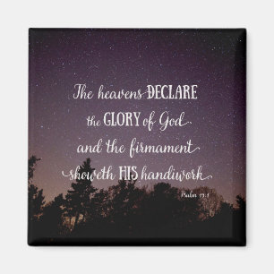 The Heavens Declare the Glory of God Magnet