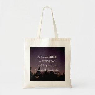 The Heavens Declare the Glory of God Tote Bag