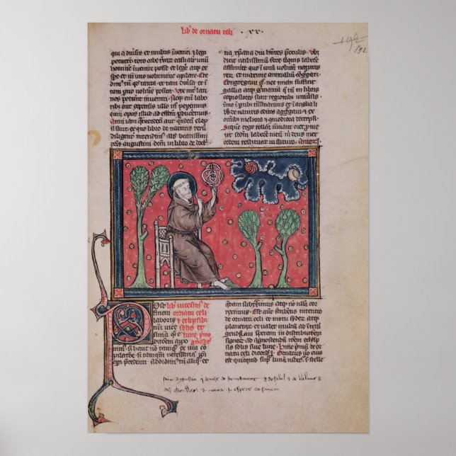 The Heavens, from 'De Natura rerum' Poster (Front)