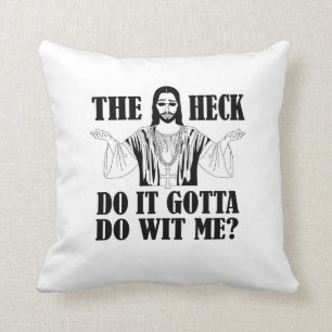 The Heck Jesus Pillow