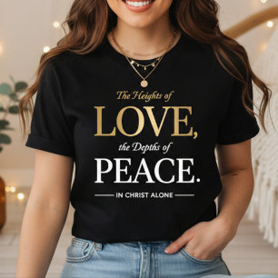 The Heights of Love, The Depths of Peace Tri-Blend Shirt