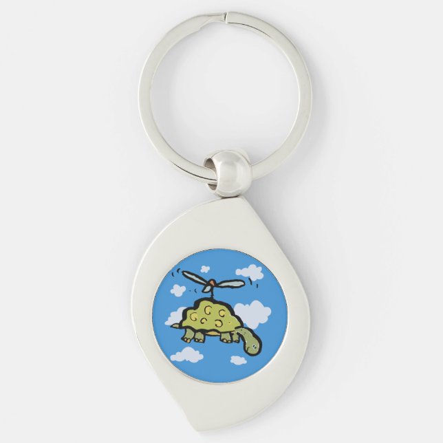 the helicopter tortoise key ring (Front)