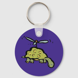 the helicopter tortoise key ring