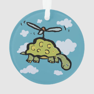 the helicopter tortoise ornament