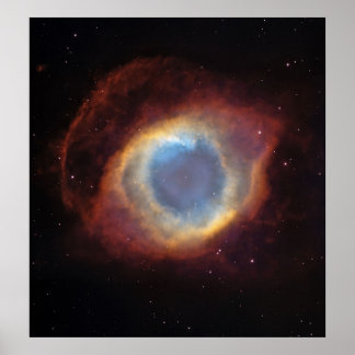 The Helix Nebula: a Gaseous Envelope Expelled By a Poster