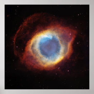 The Helix Nebula NGC 7293 Caldwell 63 Poster