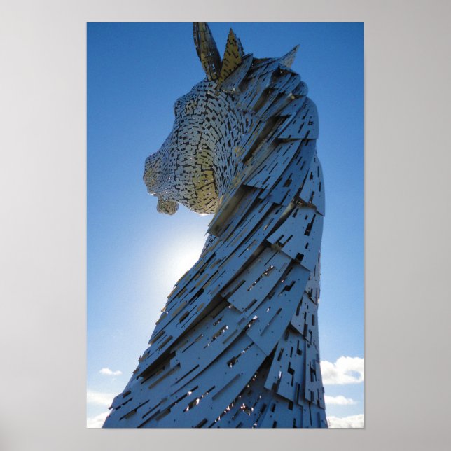 The Helix, The Kelpies, Falkirk - Visit Scotland Poster (Front)