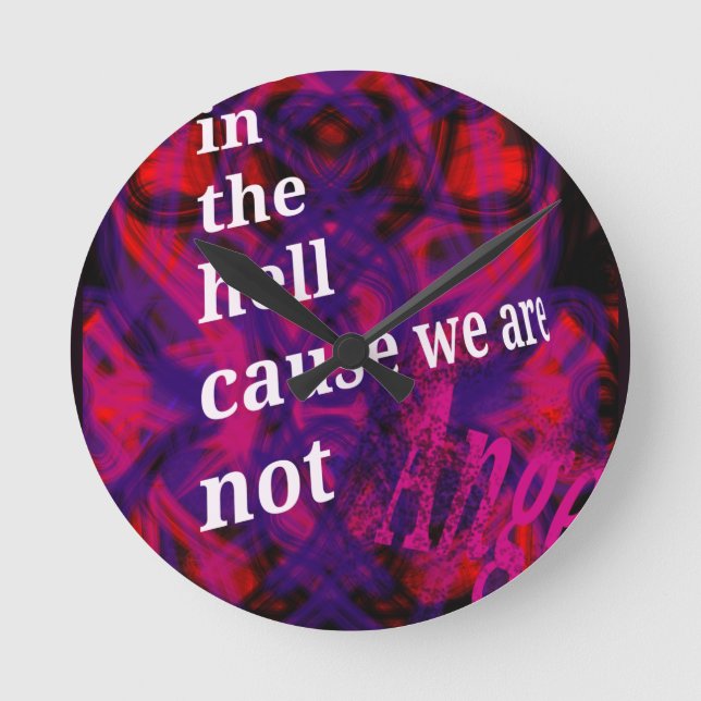 The hell round clock (Front)