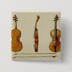 The Hellier violin made by Antonio Stradivarius (c 15 Cm Square Badge
