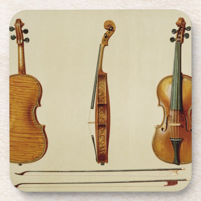 The Hellier violin made by Antonio Stradivarius (c Coaster (Front)