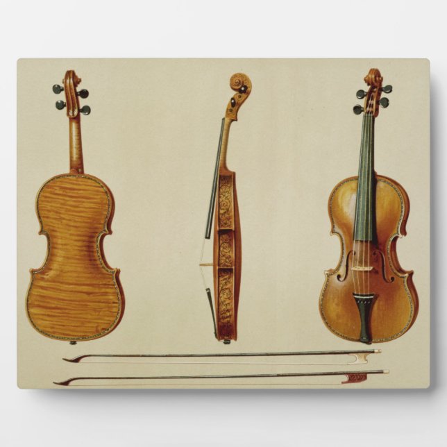 The Hellier violin made by Antonio Stradivarius (c Plaque (Front)