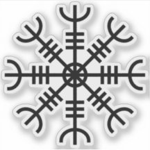 The Helm of Awe - Aegishjalmur (black)