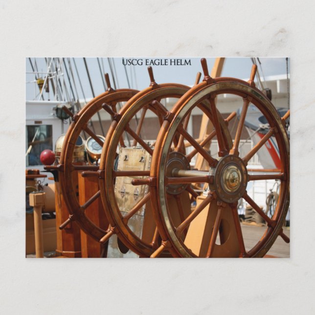 The Helm, USCG Cutter Eagle Postcard (Front)