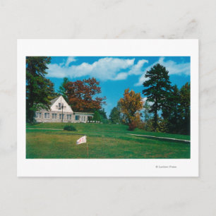 The Hendersonville Country Club House Postcard