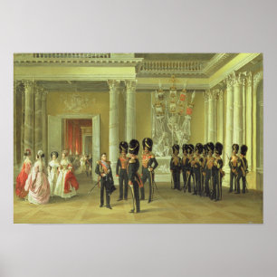 The Heraldic Hall in Winter Palace, St Poster