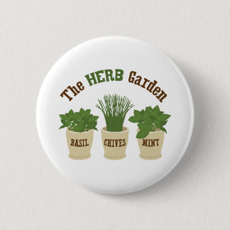 The Herb Garden 6 Cm Round Badge