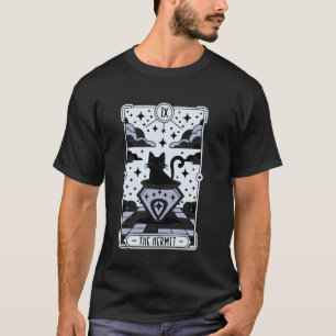 The Hermit Tarot Card Cat In a Box Fortune Teller T-Shirt