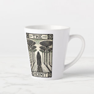 The Hermit Tarot Card                              Latte Mug