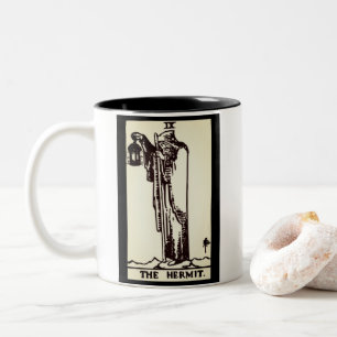 the hermit tarot card   mug