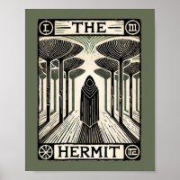 The Hermit Tarot Card