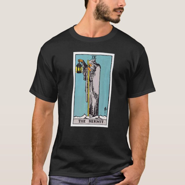 The Hermit Tarot Card  Traditional T-Shirt (Front)