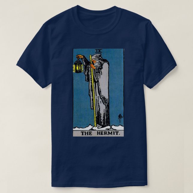 The Hermit Tarot T-Shirt (Design Front)