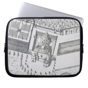 The Hermitage and the Maison Blanc at the Chateau Laptop Sleeve