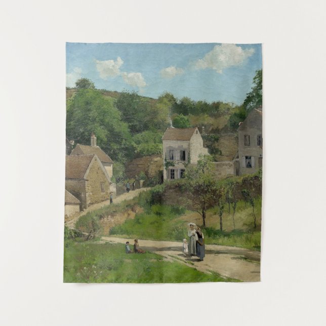 The Hermitage at Pontoise  Camille Pissarro   Tapestry (Front)