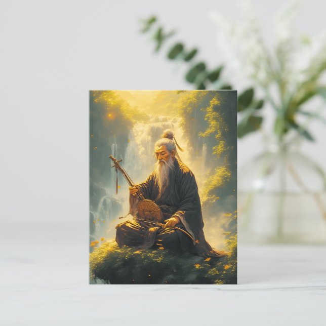 The Hermit's Shan Shui Postcard (Standing Front)