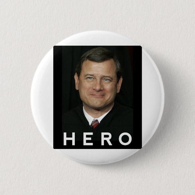 The Hero 6 Cm Round Badge (Front)