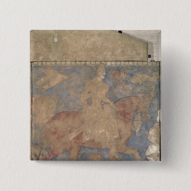 The Heroic Rustam 15 Cm Square Badge (Front)