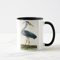 The Heron (Ardea cinerea) plate from 'The British