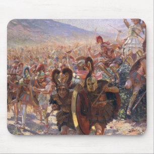 The Heros of the Battle of Marathon (Rochegrosse) Mouse Pad