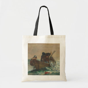 The Herring net, 1885 (oil on canvas) Tote Bag