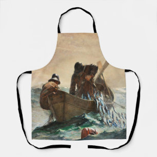 The Herring Net by Winslow Homer. Apron