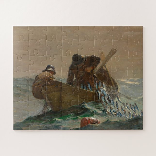 The Herring Net, Winslow Homer Jigsaw Puzzle (Horizontal)