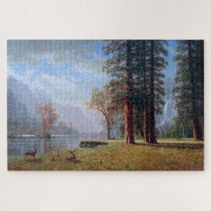 The Hetch Hetchy Valley, California, Albert Bierst Jigsaw Puzzle