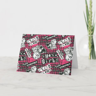 The Hex Girls Punk Plaid Pattern Card