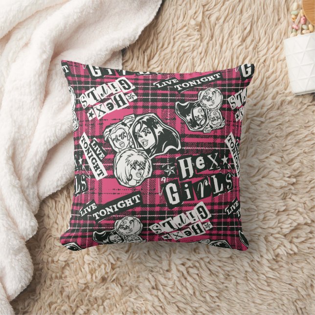 The Hex Girls Punk Plaid Pattern Cushion (Blanket)
