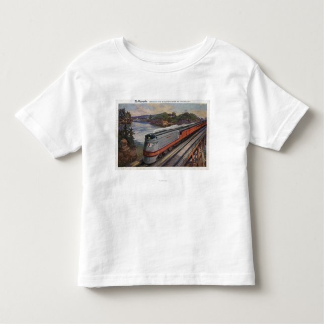 The Hiawatha Streamline Train Toddler T-Shirt (Front)