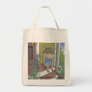 The Hiccup Book grocery tote - Asking the Cat Bag