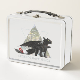 The Hidden World   Toothless: Legends Have Wings Metal Lunch Box