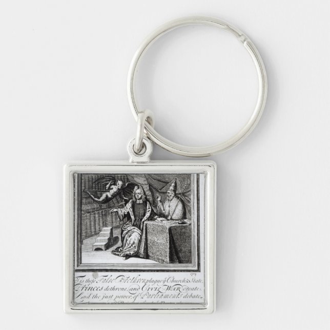 The High Church Champion and his two Seconds Key Ring (Front)